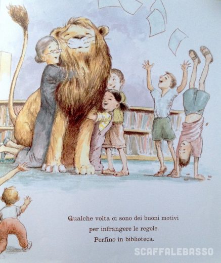 Un leone in biblioteca: il ritorno di un libro amatissimo